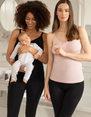 Store Bamboe Zwangerschaps- En Voedingshemdjes - 2-Pack Vrouw Zwangerschaps-Essentials