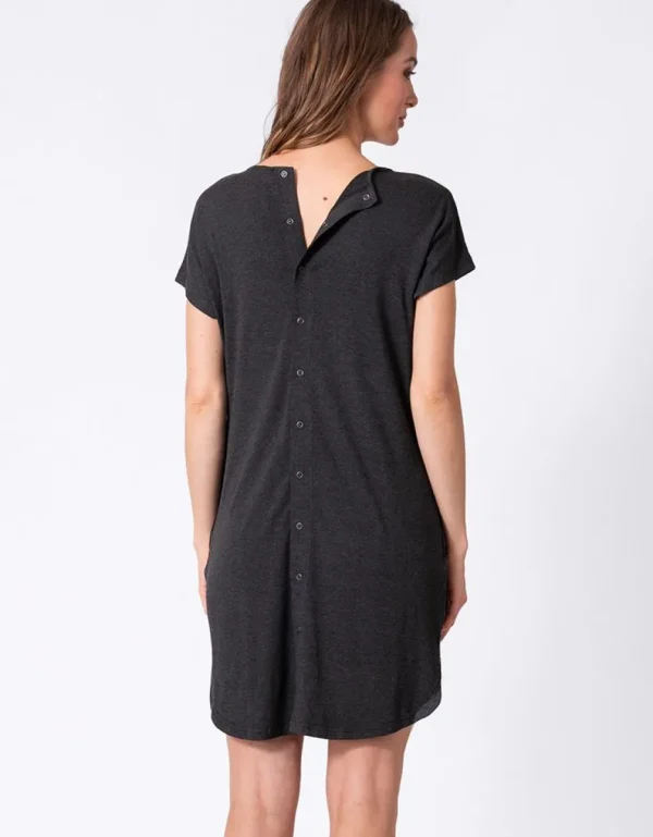 Clearance Bevallingsshirt Van Biologisch Katoen Vrouw Zwangerschaps-Essentials