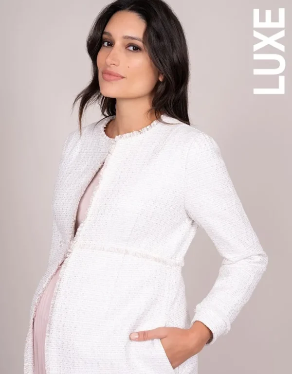 Sale Blush Boucle Positiejas Vrouw Jassen En Jacks
