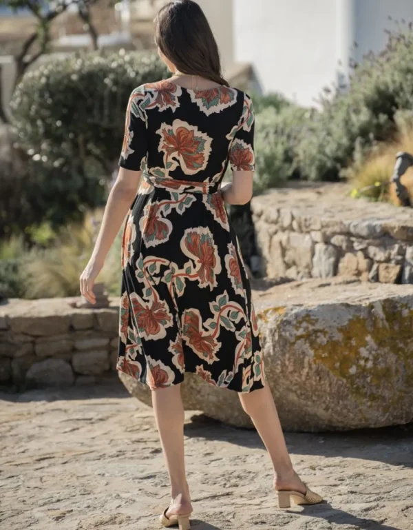 Fashion Boho Nepwikkelzwangerschaps- En Borstvoedingsjurk Vrouw Jurken
