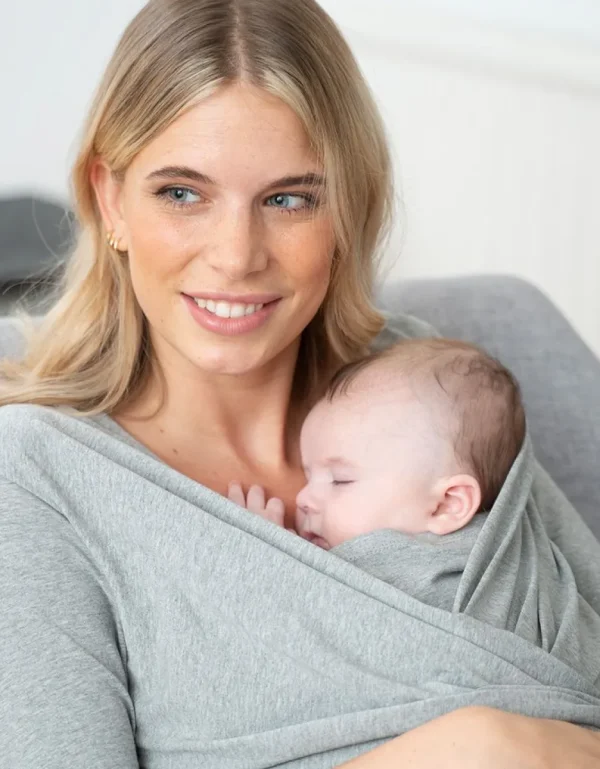 Cheap Buideltop Met Mouw Van Grijs Katoen Vrouw Topjes
