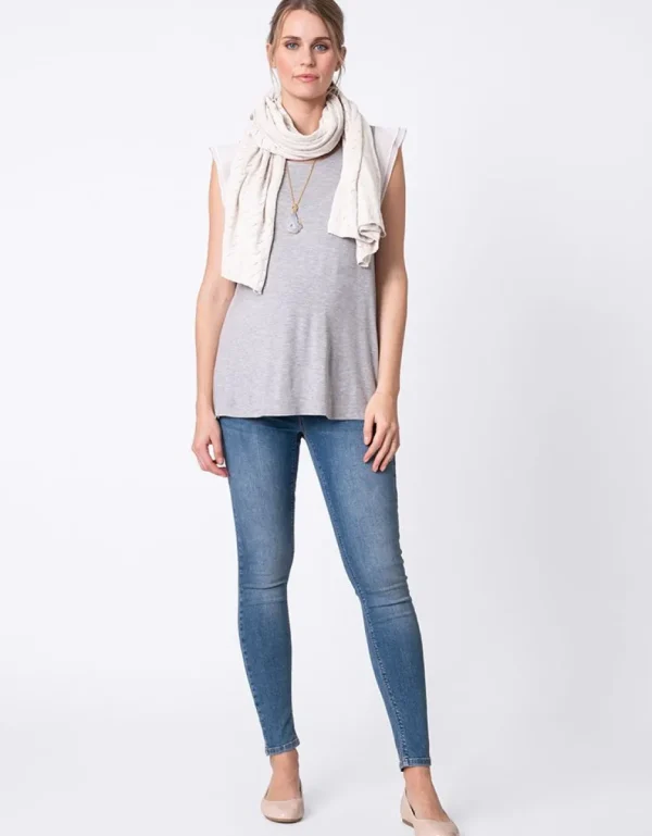 Shop Creme Cellular Gebreide Borstvoeding Cape Sjaal Vrouw Zwangerschaps-Essentials