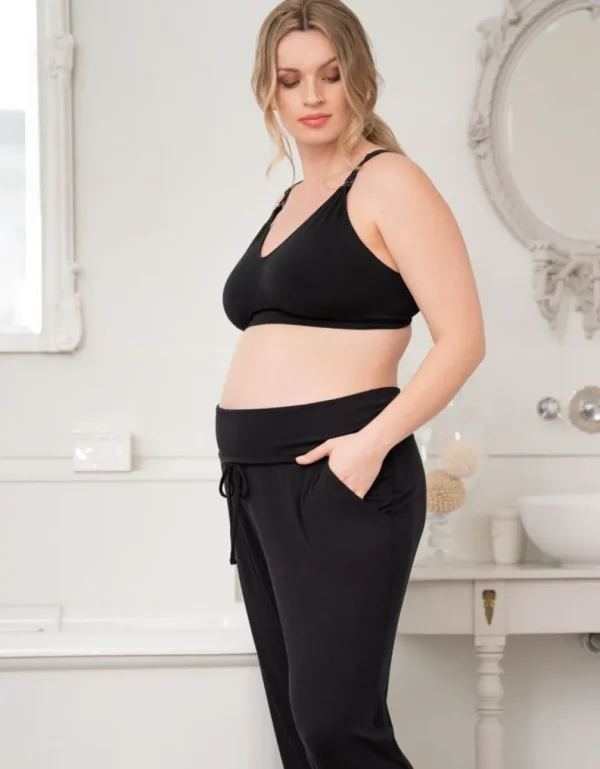 New Curve Zwangerschapsloungebroeken, 2-Pack Vrouw Pyjama'S En Loungewear
