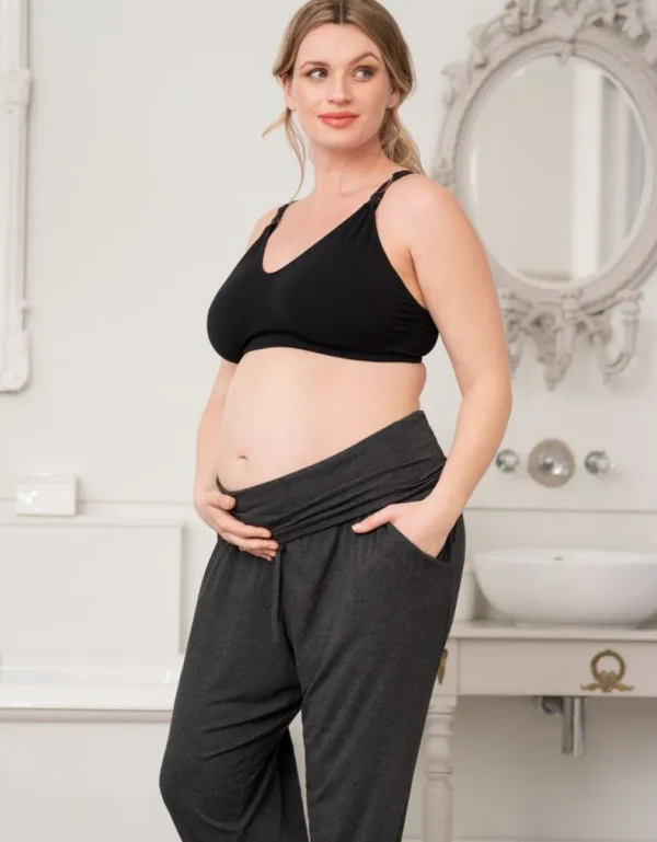 New Curve Zwangerschapsloungebroeken, 2-Pack Vrouw Pyjama'S En Loungewear
