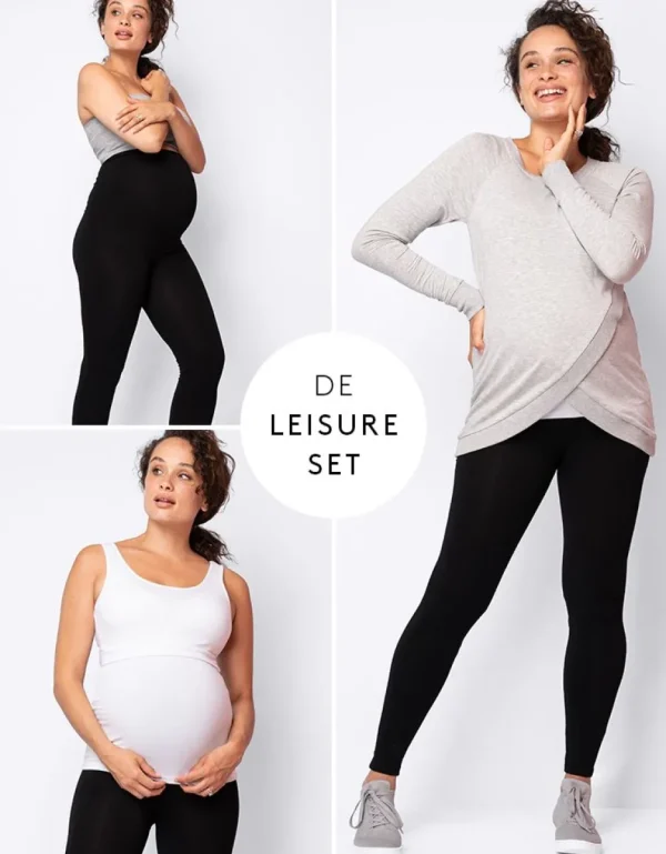 Hot De Mama'S Athleisure Set Vrouw Zwangerschaps-Essentials
