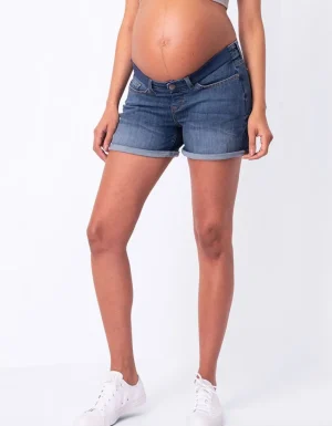 Shop Denim Positieshorts Vrouw Broeken En Rokken