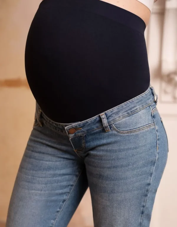Sale Gescheurde Vriend-Zwangerschapsjeans Vrouw Jeans