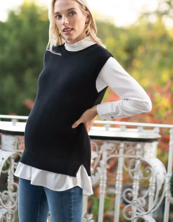 Discount 2-In-1 Shirtset Voor Zwangerschap En Borstvoeding Vrouw Topjes