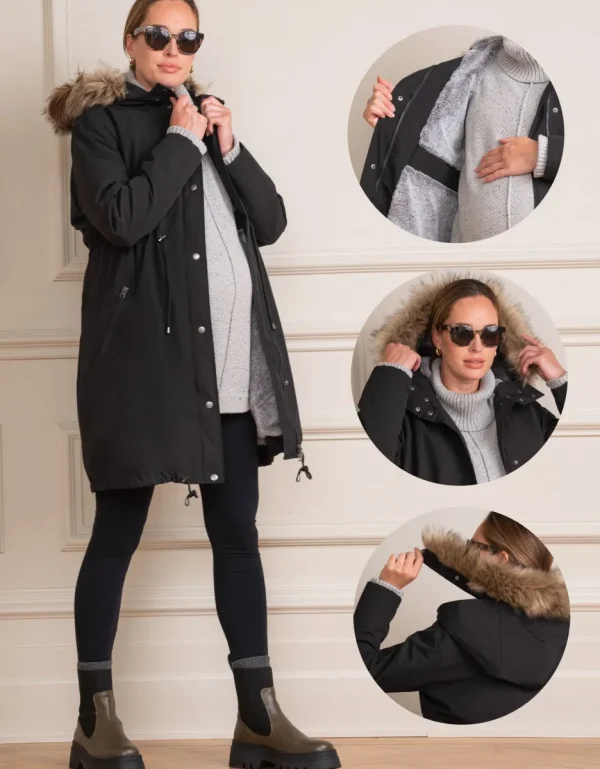 Online 3-In-1 Winter-Zwangerschapsparka Vrouw Jassen En Jacks