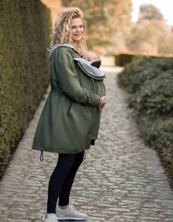 Cheap Kaki Lichtgewicht 6-In-1 Jas Voor Zwangerschap En Het Dragen Van Een Baby Kinderen Babydragen Innovatie
