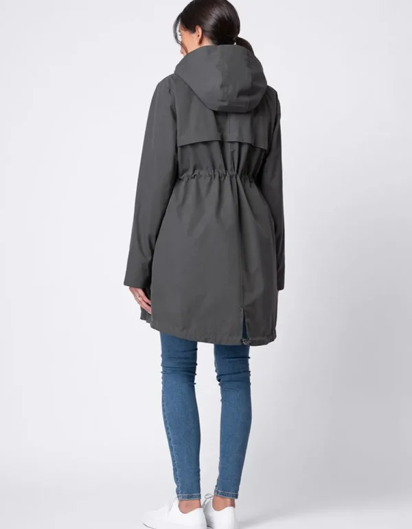 Best Kaki Parka 6 In 1 Zwangerschaps- Tot Draagjas Met Gewatteerde Bodywarmer Kinderen Babydragen Innovatie