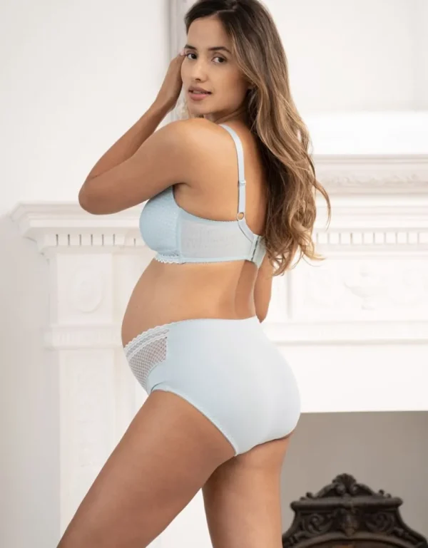 Cheap Lichtblauwe Zwangerschaps- En Borstvoedingsbh Met Kant Vrouw Lingerie En Corrigerende Kleding