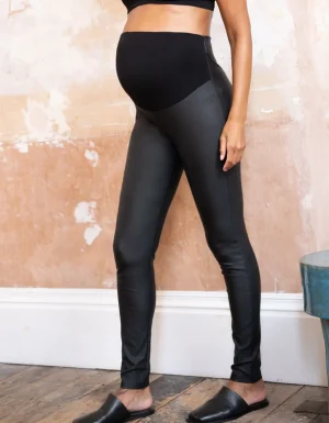 Clearance Mat Gecoate Zwangerschapslegging Vrouw Panty'S En Leggings