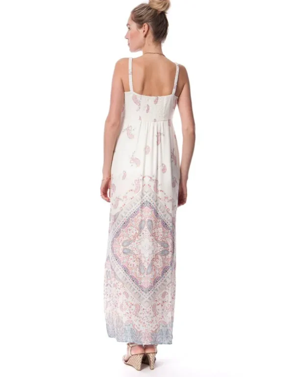 Cheap Maxi Positiejurk Met Pastelprint Vrouw Jurken
