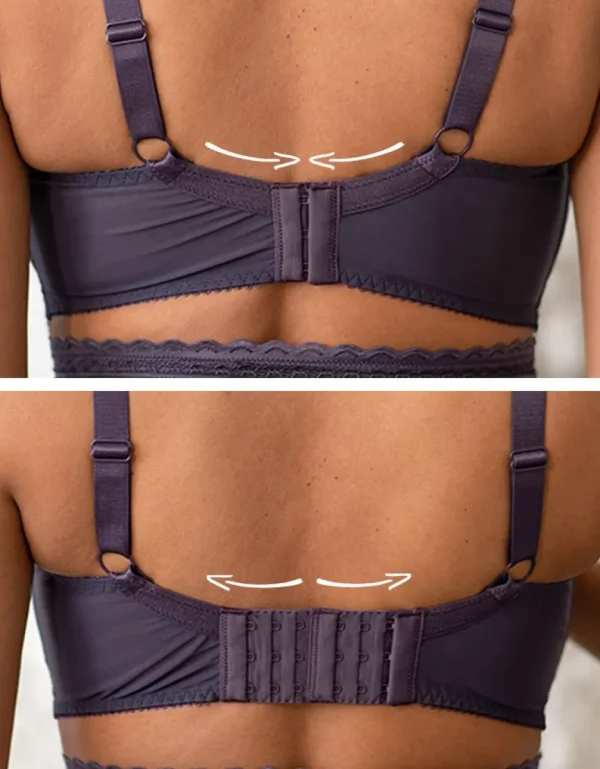 Store Paarse Zwangerschaps- En Borstvoedingsbh Met Kant Vrouw Lingerie En Corrigerende Kleding