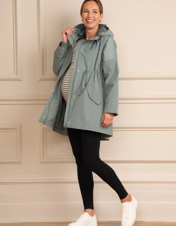 Discount Sage Green 3 In 1 Zwangerschaps Tot Draag Regenjas Vrouw Jassen En Jacks