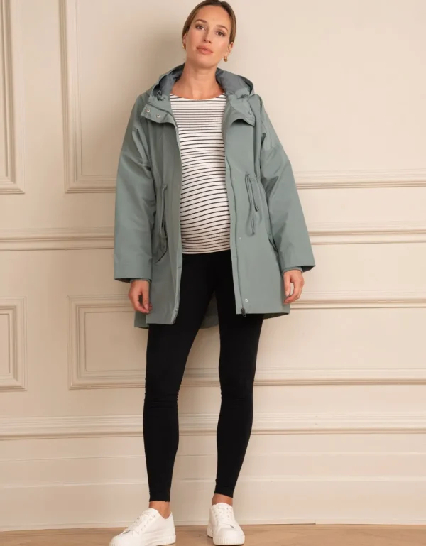 Discount Sage Green 3 In 1 Zwangerschaps Tot Draag Regenjas Vrouw Jassen En Jacks