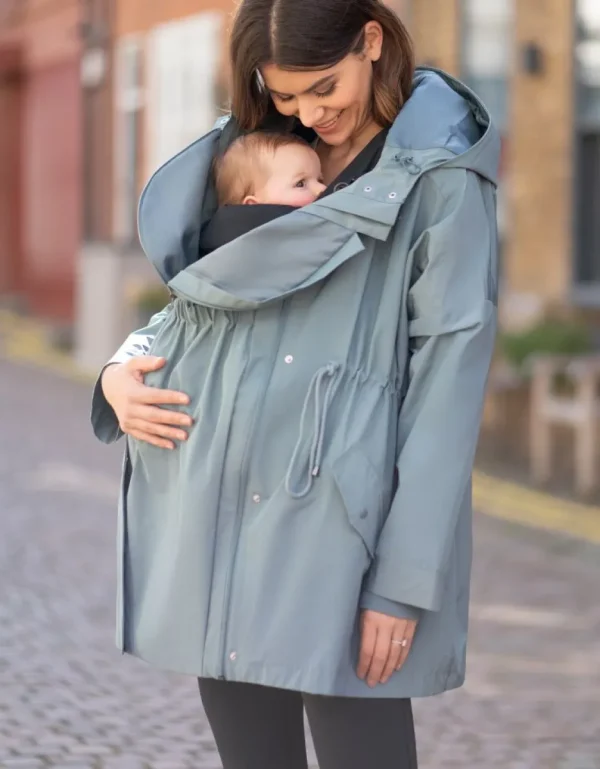 Discount Sage Green 3 In 1 Zwangerschaps Tot Draag Regenjas Vrouw Jassen En Jacks