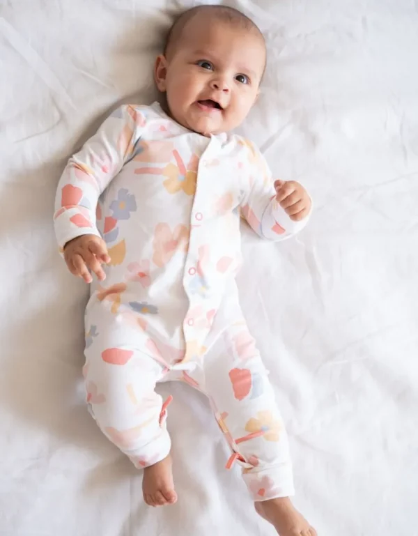 Flash Sale Set Met Slaappakje En Slabbetje, Biologisch Katoen, Handige Rits Kinderen Babykleding