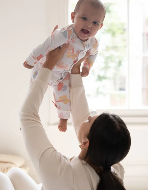 Flash Sale Set Met Slaappakje En Slabbetje, Biologisch Katoen, Handige Rits Kinderen Babykleding