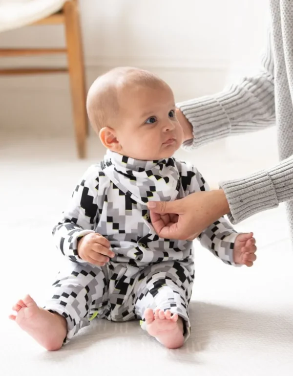 Shop Set Met Slaappakje En Slabbetje, Biologisch Katoen, Handige Rits Kinderen Babykleding