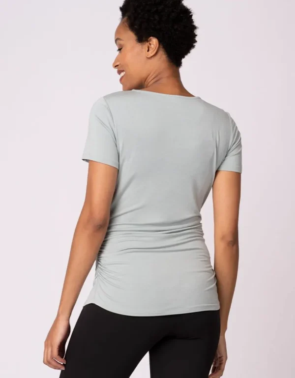 New Set Van Twee Essentiele Zwangerschaps-T-Shirts Vrouw Topjes