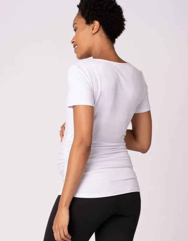 New Set Van Twee Essentiele Zwangerschaps-T-Shirts Vrouw Topjes