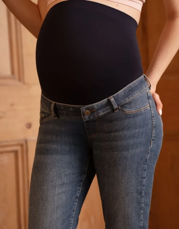 Cheap Slim Boyfriend Zwangerschapsjeans Vrouw Zwangerschaps-Essentials