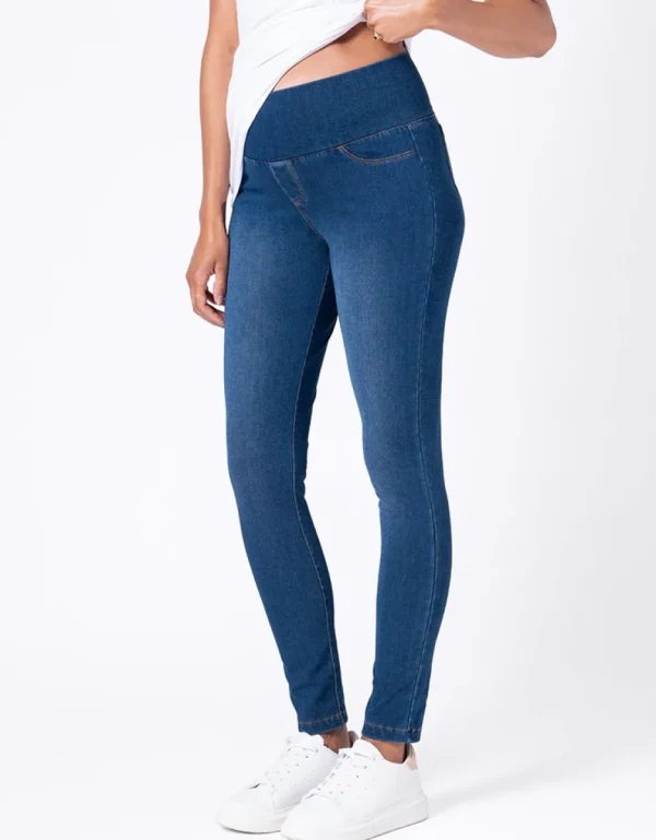 New Super Elastische Zwangerschapsjeggings 2-Pack Vrouw Zwangerschaps-Essentials