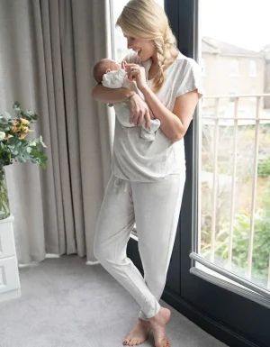 New Superzachte Loungewearset Voor De Zwangerschap En Borstvoeding Vrouw Zwangerschaps-Essentials