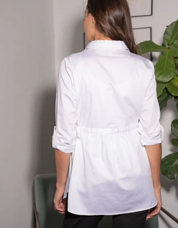 Flash Sale Wit Shirt Voor Zwangerschap En Borstvoeding Van Katoen Vrouw Topjes