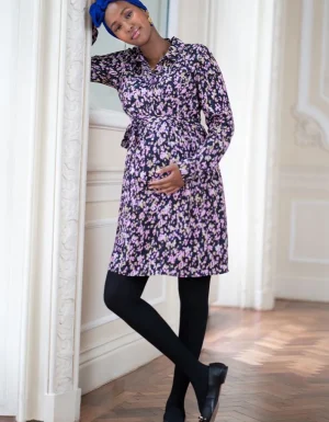 Cheap Zwangerschap Tot Borstvoeding Tuniek Met Ceintuur - Bloemenprint Vrouw Topjes