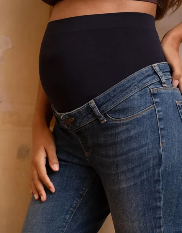 Clearance Zwangerschapsjeans Met Rechte Pijpen Vrouw Jeans