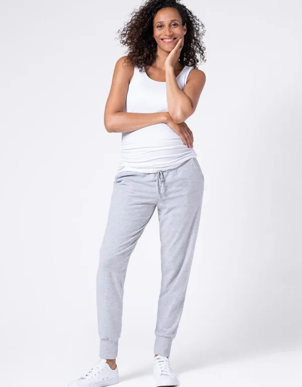 Fashion Zwangerschapsjoggers Grijs En Zwart 2-Pack Vrouw Zwangerschaps-Essentials