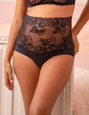 Cheap Zwarte Kanten Zwangerschapsbroekje Voor Over De Buik Vrouw Lingerie En Corrigerende Kleding